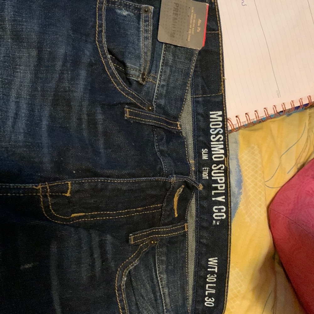 New with tags mossimo men slim 30 premium denim